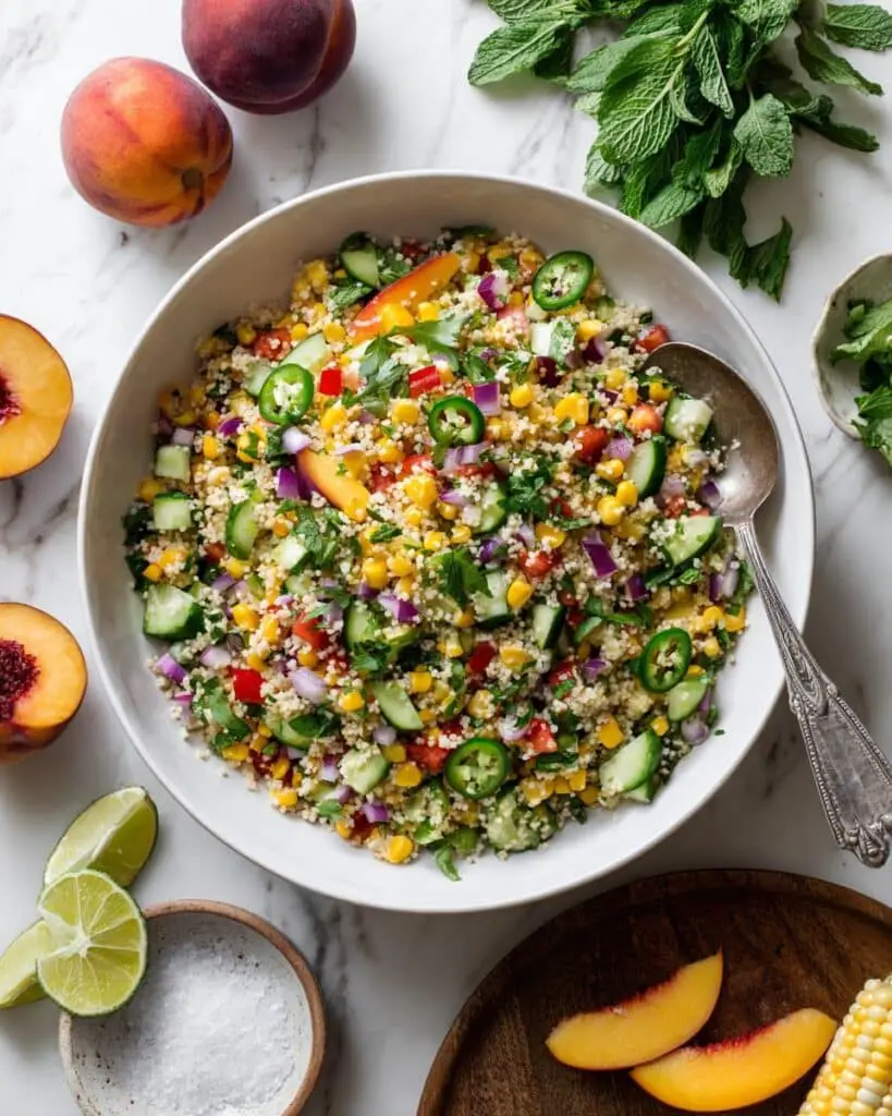 Summer Stone Fruit Couscous Salad Recipe