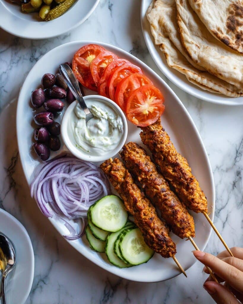 Greek Chicken Souvlaki Skewers Recipe
