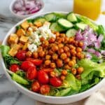 Chickpea Greek Salad Recipe