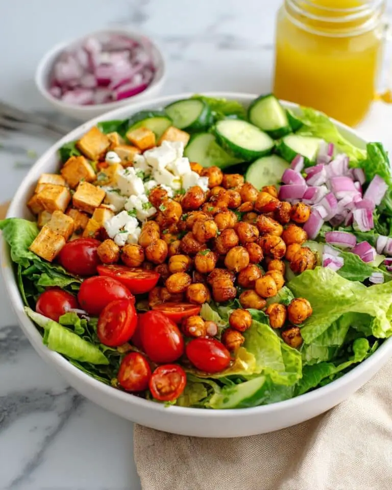 Chickpea Greek Salad Recipe