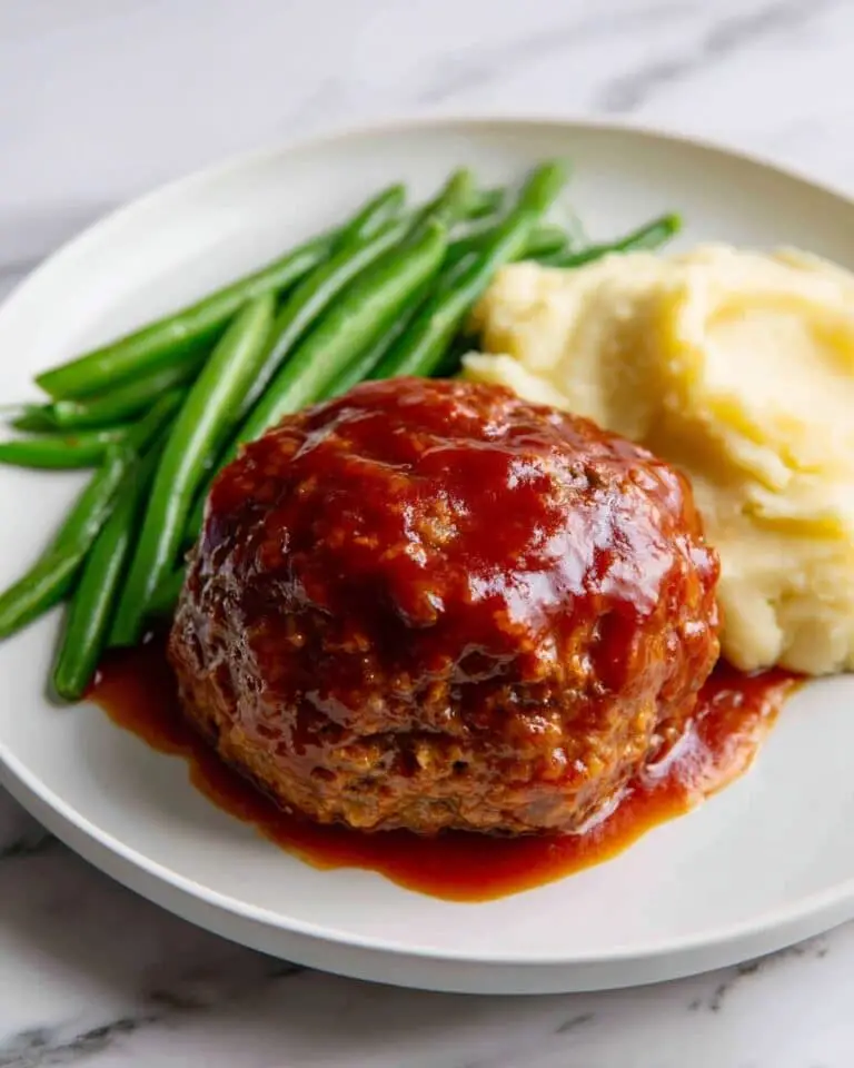 Mini Meatloaf Sheet Pan Dinner with Vegetables Recipe