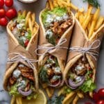 Greek Chicken Gyros with Tzatziki Recipe