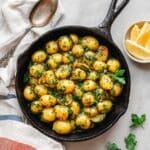 Greek Lemon Roasted Baby Potatoes Recipe