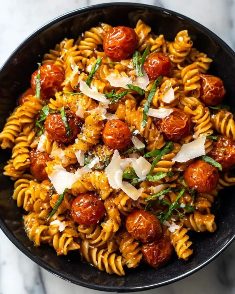Creamy Roasted Red Pepper Pasta Recipe