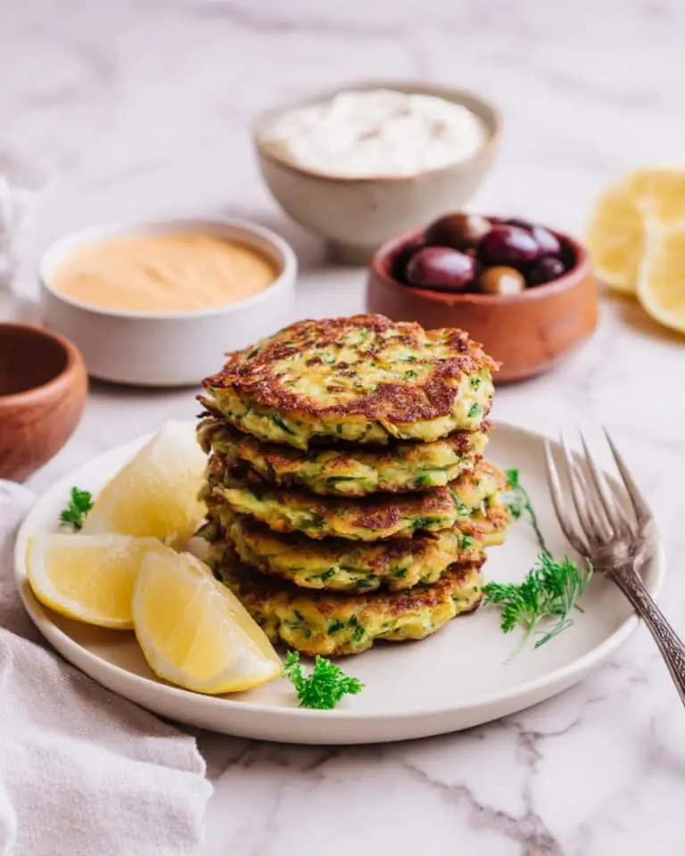 Zucchini and Pea Fritters Recipe
