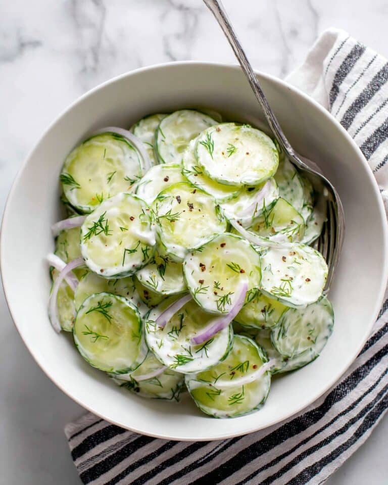 Cucumber Dill Salad Recipe