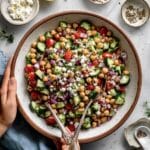 Chickpea Cucumber Salad Recipe