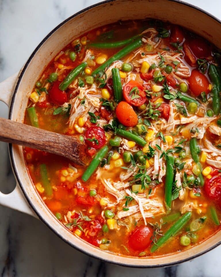 Chicken and Vegetable Soup (Low-Calorie Version) Recipe