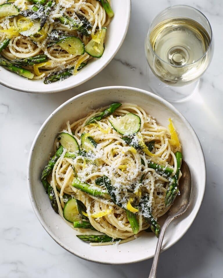 Asparagus Pasta with Lemon and Parmesan Recipe