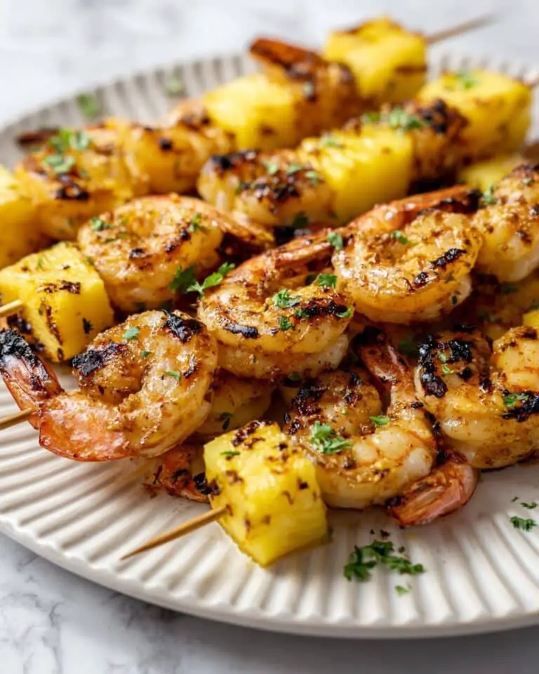 Shrimp Pineapple Skewers Recipe