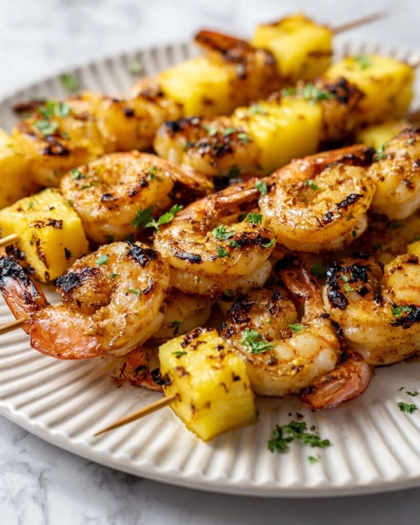 Shrimp Pineapple Skewers Recipe