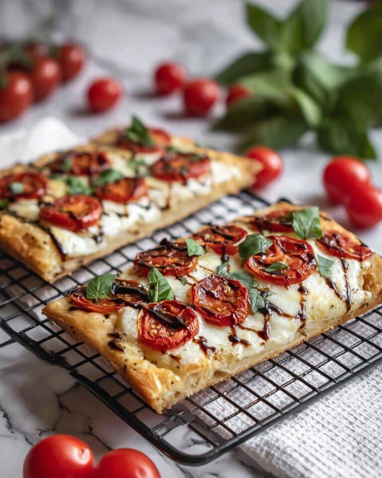 Sheet Pan Caprese Pizza Recipe