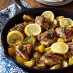 Lemon Garlic Chicken and Potatoes Recipe