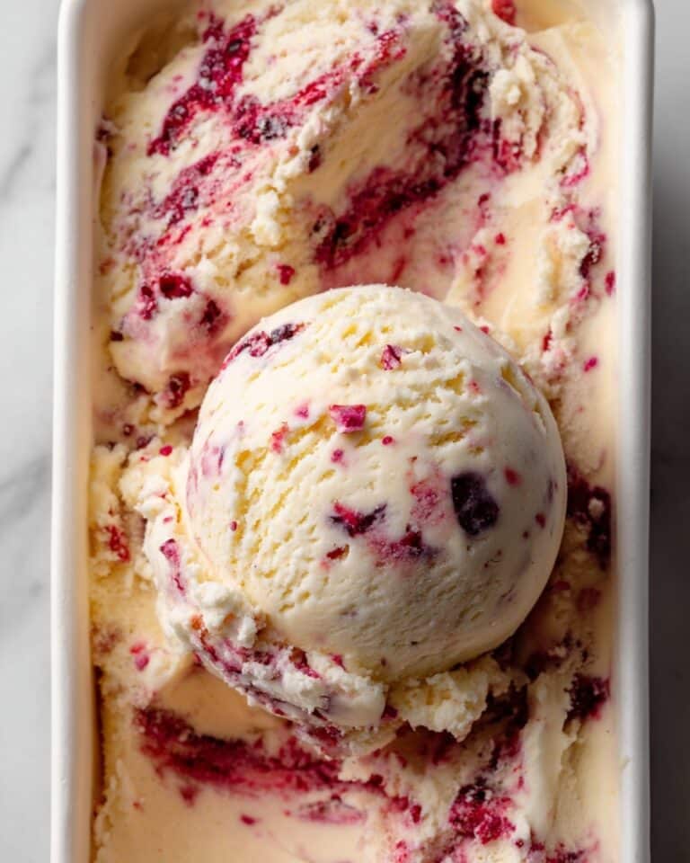 Dark Chocolate Cherry Vanilla Ice Cream Recipe