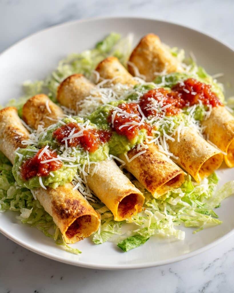 Crispy Homemade Chicken Taquitos Recipe
