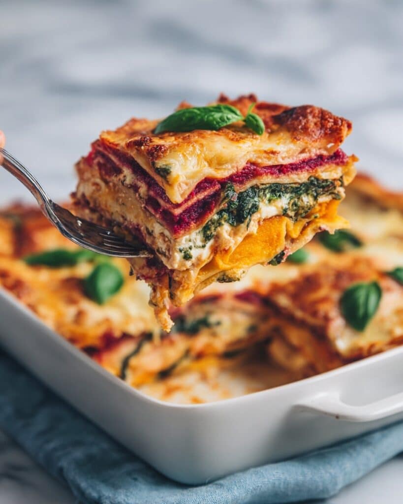 Rainbow Veggie Lasagna Recipe