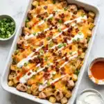 Buffalo Chicken Sweet Potato Casserole Recipe