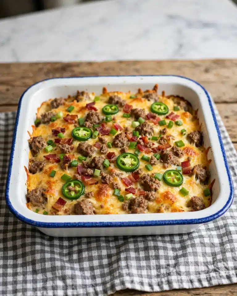 Jalapeno Popper Chicken Casserole Recipe