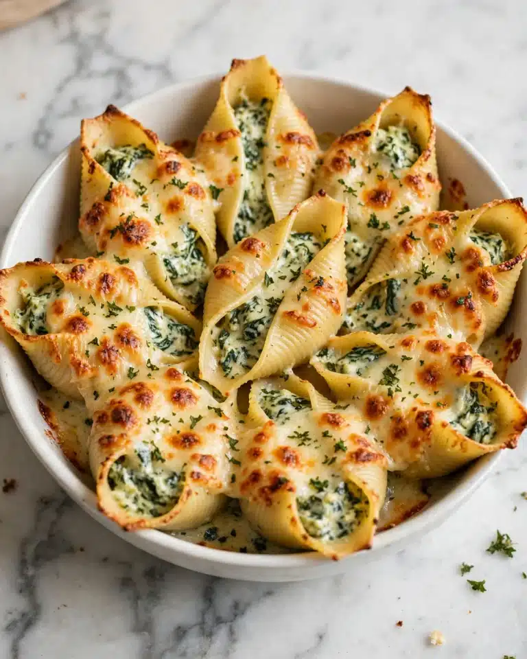 Caramelle Pasta with Spinach & Ricotta in Parmesan Butter Sauce Recipe