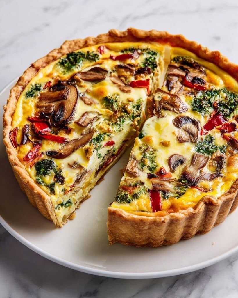 Vegetarian Vegetable Quiche Recipe