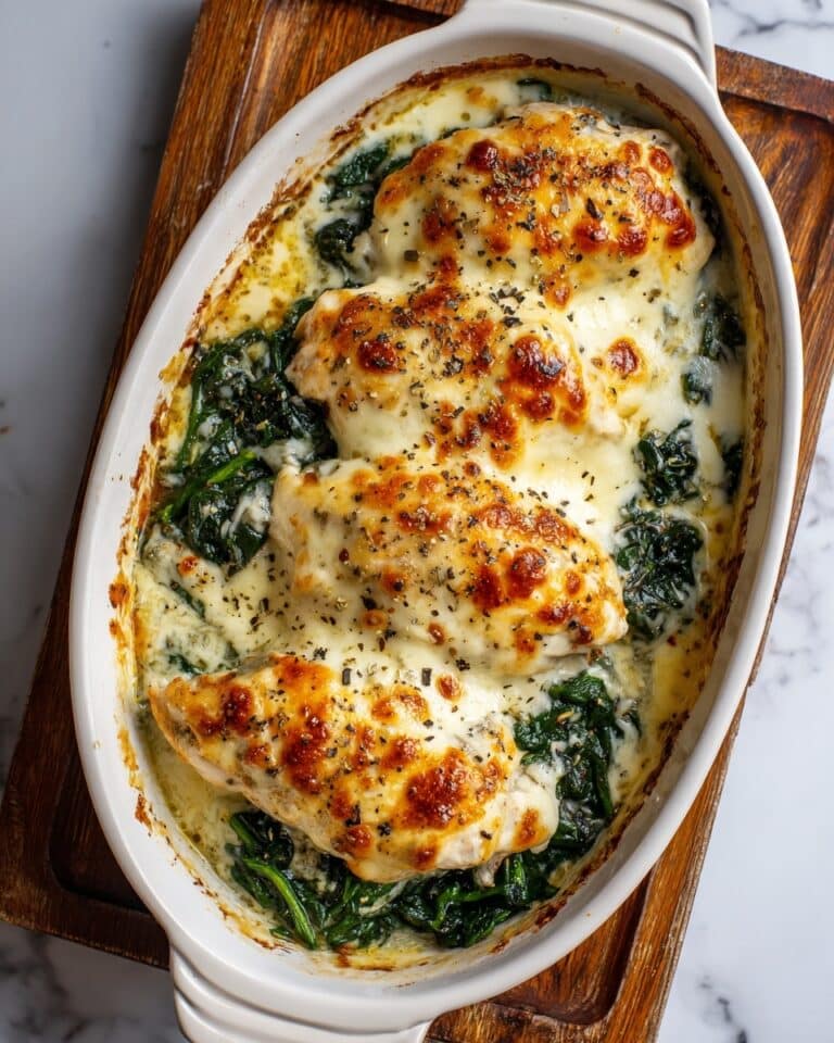 Creamy Spinach & Chicken Bake Recipe