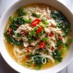 Ginger Garlic Chicken Noodle Soup Recipe