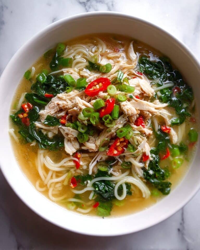 Ginger Garlic Chicken Noodle Soup Recipe