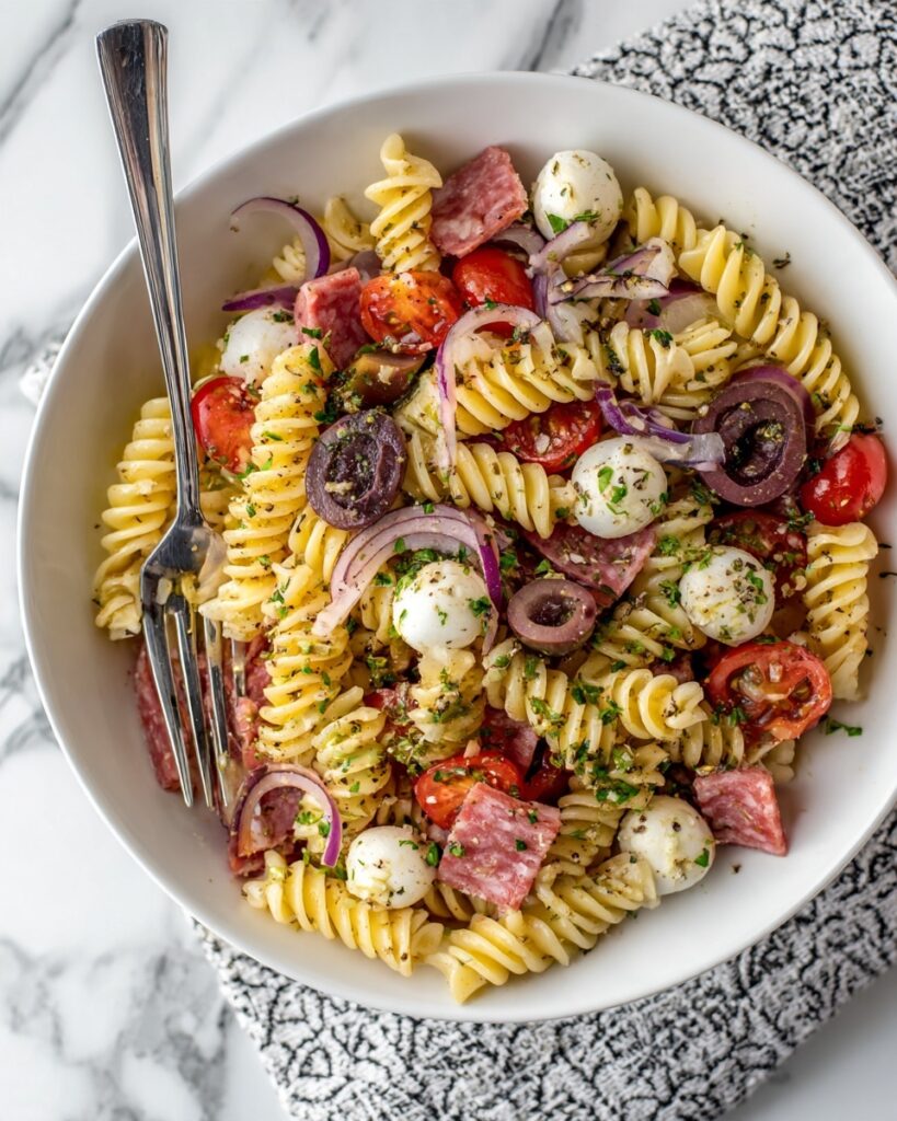 Cold Italian Pasta Salad Recipe