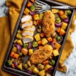 Sheet Pan Parmesan Chicken Breast and Veggies Recipe
