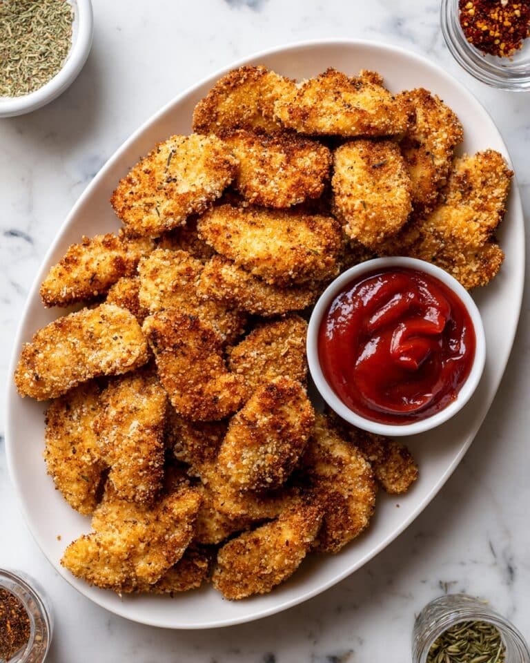 Crunchy Baked Chicken Nuggets Recipe