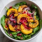 Spinach Salad Stuffed Acorn Squash Recipe
