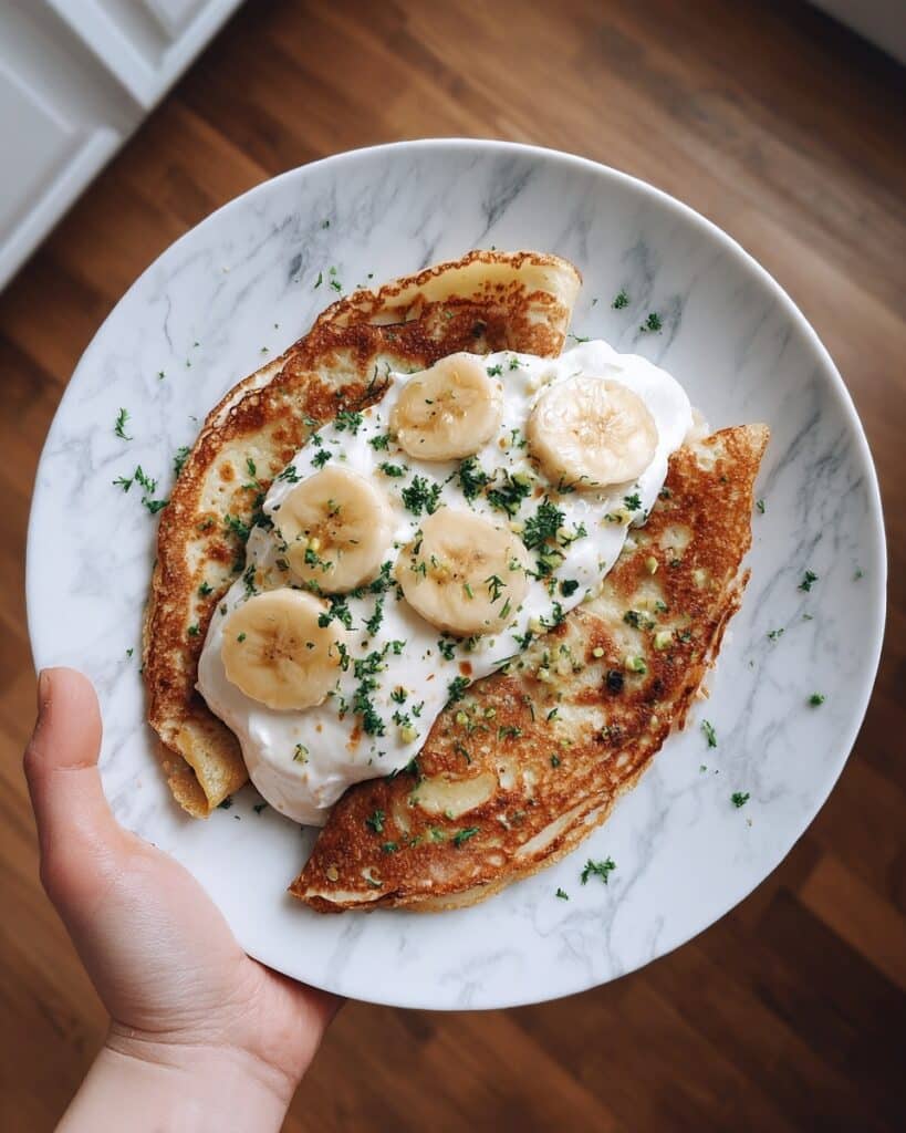 Banana Omelet Sandwich Recipe