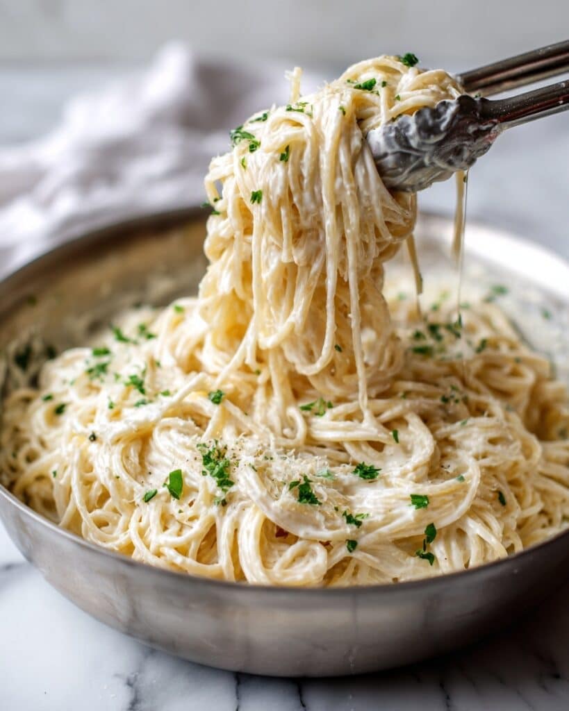 Creamy Garlic Parmesan Pasta Recipe