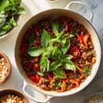 Thai Basil Beef Lettuce Wraps Recipe
