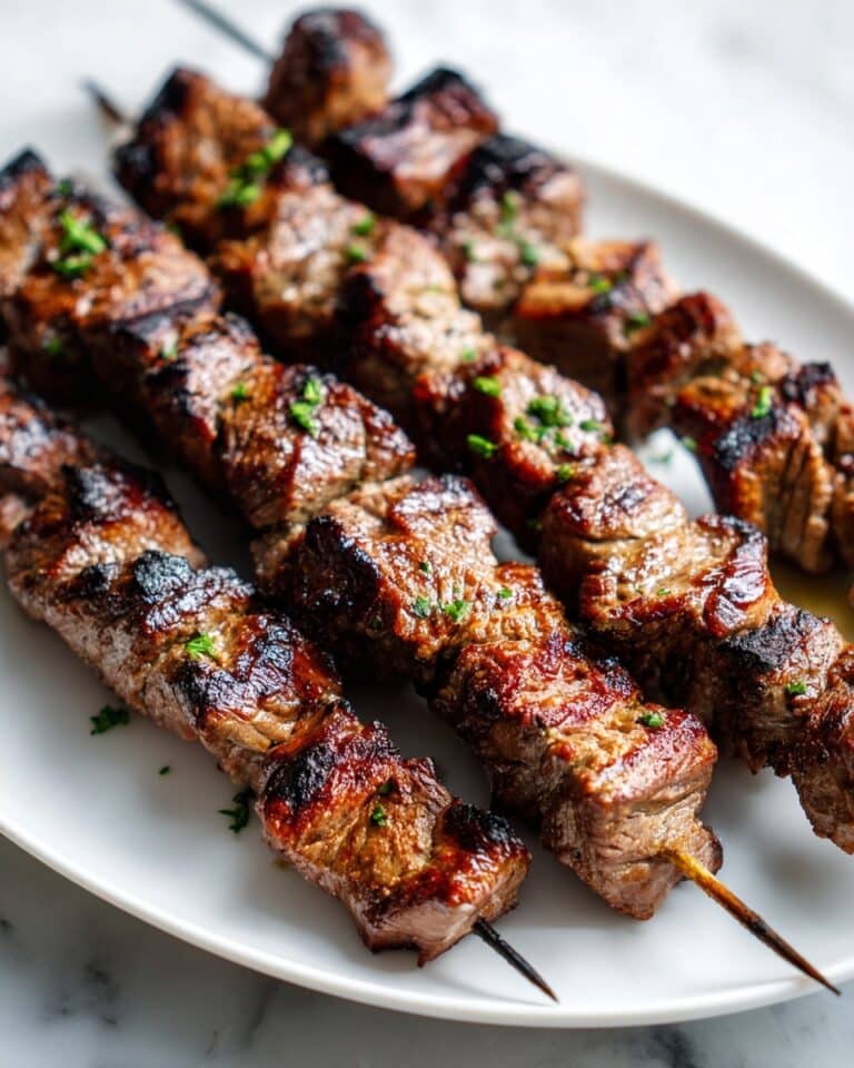 Greek Lamb Souvlaki Skewers Recipe
