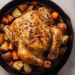 Greek Lemon Garlic Whole Roast Chicken Recipe