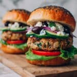 Mediterranean Turkey Burgers Recipe