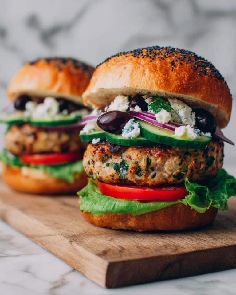Mediterranean Turkey Burgers Recipe
