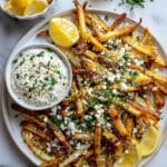 Greek Fries with Feta, Herbs, and Tzatziki Recipe