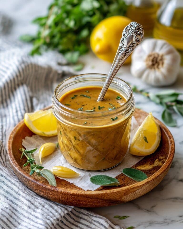 Homemade Greek Salad Dressing with Lemon, Oregano, and Olive Oil Recipe