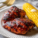 How to Grill Juicy and Crispy Chicken Thighs on a Gas Grill Recipe