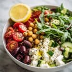 Greek Salad with Lemon Vinaigrette Recipe