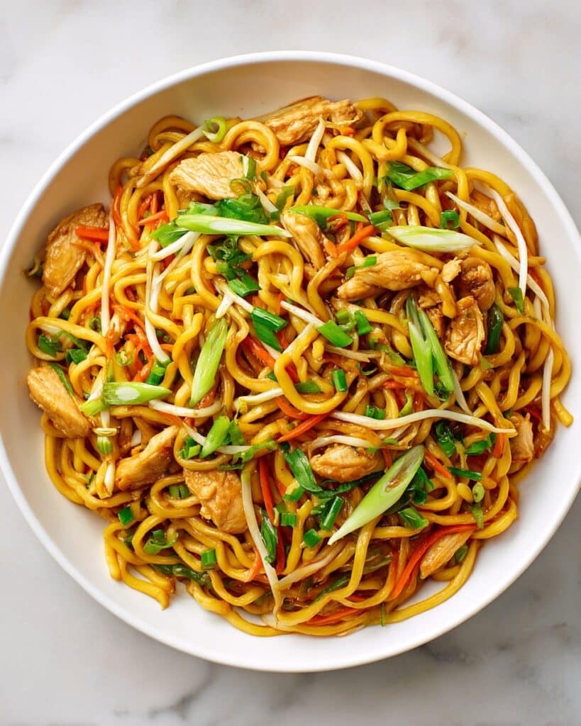 Homemade Chicken Lo Mein Recipe