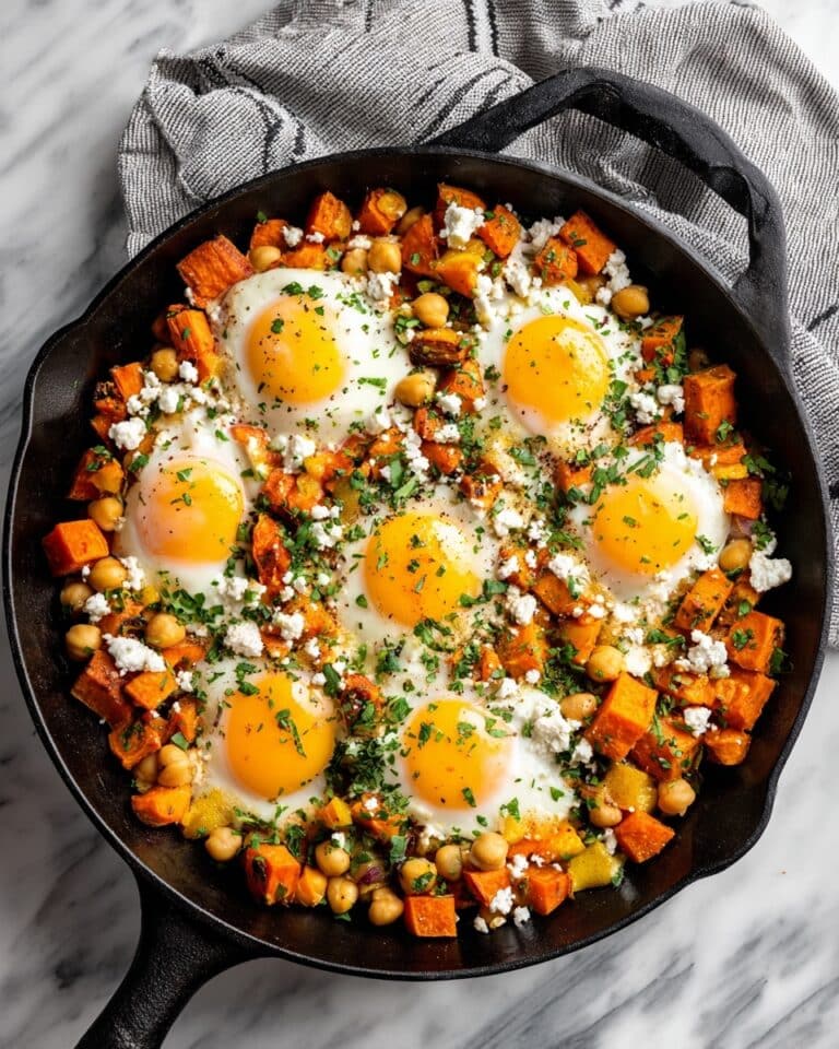 Chickpea Hash with Crispy Potatoes and Vegetables Recipe