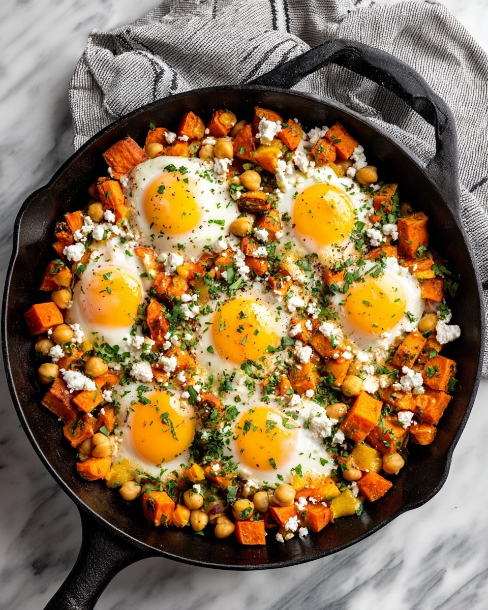 Chickpea Hash with Crispy Potatoes and Vegetables Recipe