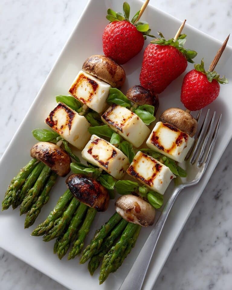 Halloumi & Strawberry Skewers: A Juicy Summer Appetizer Recipe