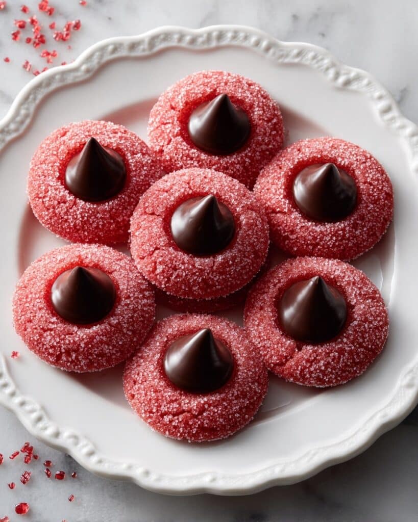 Easy Hershey’s Red Velvet Blossoms Cookies Recipe