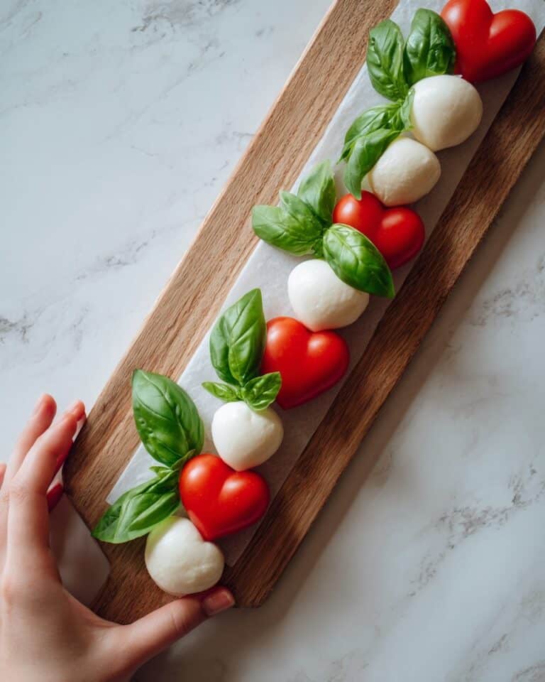 Heart Shaped Caprese Skewers Recipe