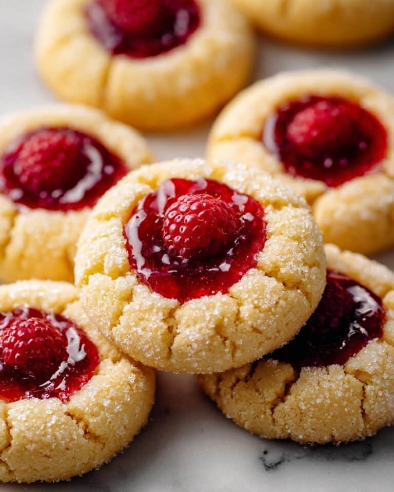 Best Lemon Raspberry Thumbprint Cookies Recipe