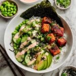 Baked Salmon Sushi Bowl Recipe